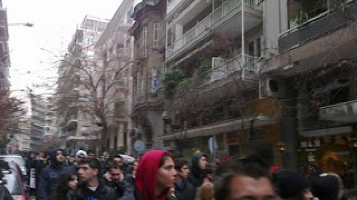 Στους δρόμους οι φοιτητές του ΤΕΙ Θεσσαλονίκης 